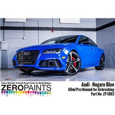 Zero Paints 1083 AUDI RS - NOGARO BLUE PAINT - 60ml