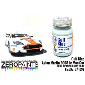 Zero Paints 1092 ASTON MARTIN 2008 LE MAN CAR - GULF BLUE - 60ml