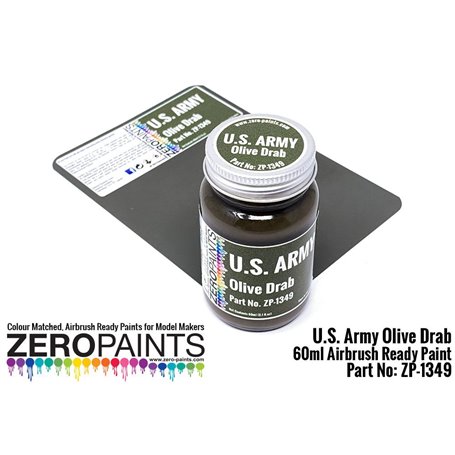 Zero Paints 1349 U.S. Army Olive Drab 60ml