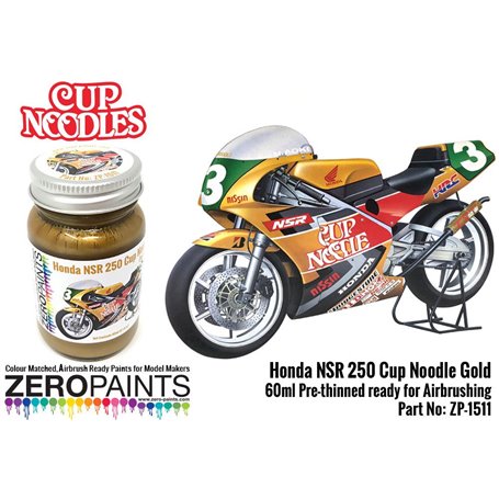 Zero Paints 1511 Honda NSR 250 Cup Noodle Gold 60m