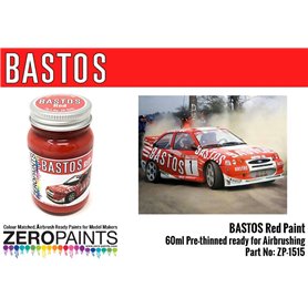Zero Paints 1515 Bastos Red Paint for Bastos Spons