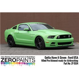 Zero Paints 1554 Gotta Have it Green Ford USA 60ml
