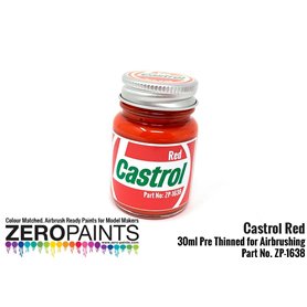 Zero Paints 1638 Castrol Red Paint 30ml