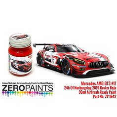 Zero Paints 1642 MERCEDES AMG GT3 17 ADAC TOTAL 24H OF NURBURGRING 2019 RED PAINT - 30ml