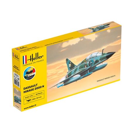 Heller 56321 Starter Set Mirage 2000 N