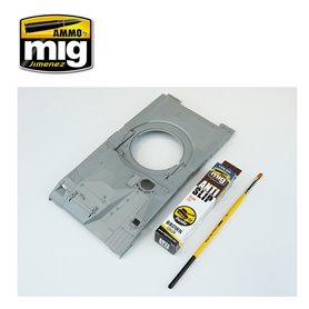 Ammo of Mig ANTI-SLIP PASTE – BROWN COLOR FOR 1/35