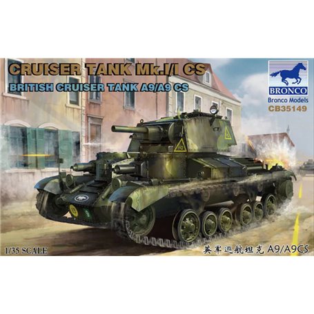 Bronco CB35149 Cruiser Tank Mk.I/I CS- A9/A9CS