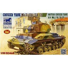 Bronco 1:35 Cruiser Tank Mk.II / Mk.IIA / Mk.IIA CS - BRITISH CRUISER TANK 