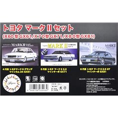 Fujimi 1:24 TOYOTA MARK II SET - X60 GX61 / X70 G71 / X80 G81