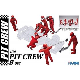 Fujimi 112459 1/24 Pit Crew Set B Tanken F 1