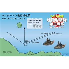 Fujimi 422480 Qstyle Naval Gunfire Support Unit 3rd Squadron [Kongo] [Haruna] Set 