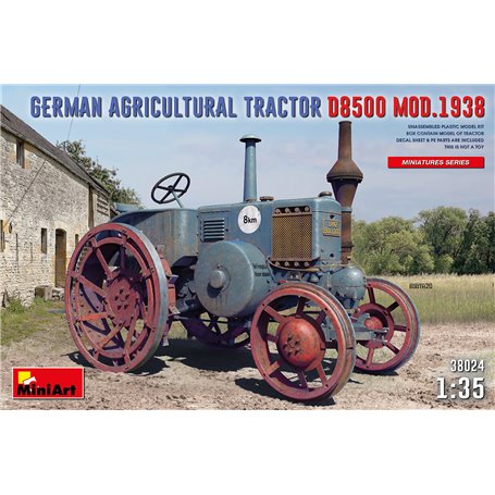 Mini Art 38024 Germ.Agricult.Tractor D80 M.1938