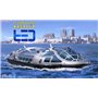 Fujimi 910062 1/150 TOKYO Water Bus By Design Space Battleship HIMIKO