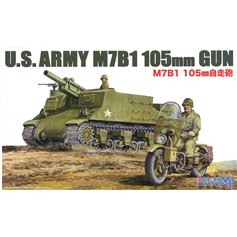 Fujimi 762180 1/76 US M7B1 105mm AELF PropeLED Gun 