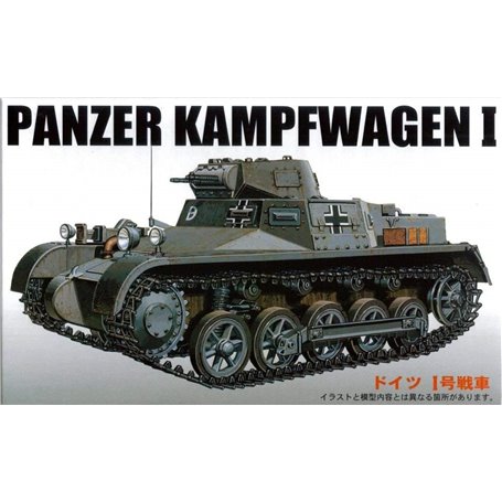 Fujimi 762265 1/76 German Panzer Kampf wagen I