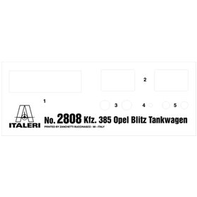 Italeri 1:48 Opel Blitz Tankwagen Kfz.385