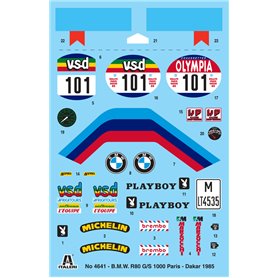 Italeri 1:9 B.M.W. R80 – G/S 1000 Paris - Dakar 1985