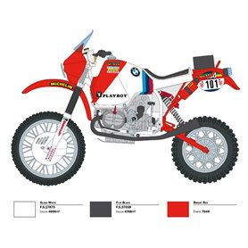 Italeri 1:9 B.M.W. R80 – G/S 1000 Paris - Dakar 1985