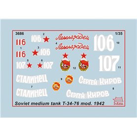 Zvezda 3686 T-34/76 mod. 1942 1/35