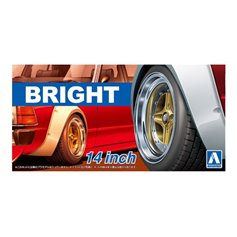 Aoshima 05470 1/24 Felgi Bright 14inch