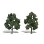 Woodland WTR1513 Realistic Trees 5 6" Medium Gree