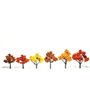 Woodland WTR1541 3-5" Fall Mix Trees 6/Pkg