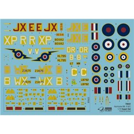 Arma Hobby 1:72 Hawker Hurricane Mk.II B/C - EXPERT SET