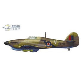 Arma Hobby 1:72 Hawker Hurricane Mk.II B/C - EXPERT SET