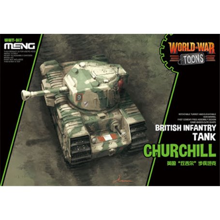 Meng WWT-017 World War Toons Churchill British Infantry Tank