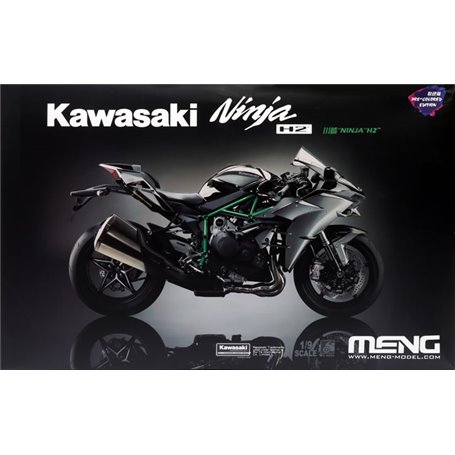 Meng MT-002s Kawasaki Ninja H2 Pre-coloured