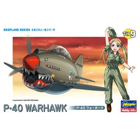 Hasegawa TH9-60119 Egg Plane P-40 Warhawk