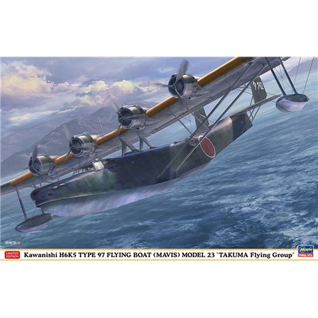 Hasegawa - LIMITED EDITIONKawanishi H6K5 Type 97 Flying Boat (Mavis) Model 23 Takuma Flying Group