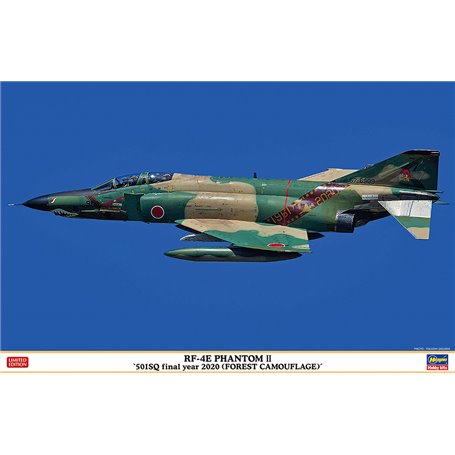 Hasegawa 07490 RF-4E Phantom II 501SQ Final Year 2020 (Forest Camouflage)