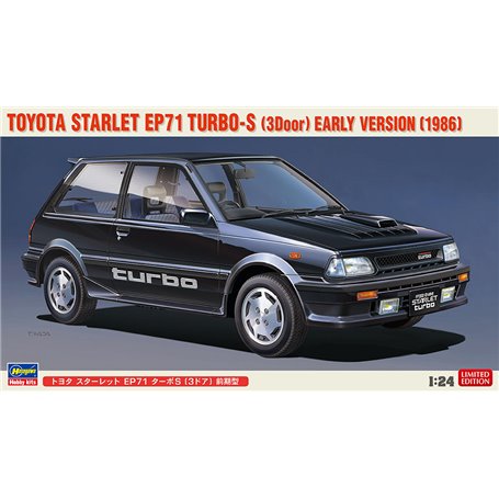 Hasegawa 20449 Toyota Starlet EP71 Turbo-S (3door) Early Version (1986)