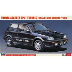 Hasegawa 1:24 Toyota Starlet EP71 Turbo-S (3DOOR) - EARLY VERSION 1986 - LIMITED EDITION