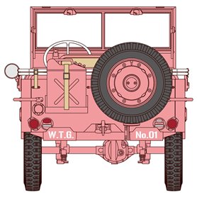 Hasegawa 1:24 WILD EGG GIRLS NO.01 - 1/4 TON 4X4 UTILITY TRUCK - AMY MCDONNELL W/FIGURE