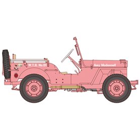 Hasegawa 1:24 WILD EGG GIRLS NO.01 - 1/4 TON 4X4 UTILITY TRUCK - AMY MCDONNELL W/FIGURE