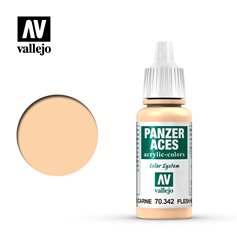 Vallejo PANZER ACES 70342 Farba akrylowa FLESH HIGHLIGHTS - 17ml