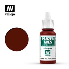 Vallejo PANZER ACES 70343 Farba akrylowa FLESH SHADOWS - 17ml