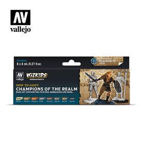 Vallejo Wizkids Zestaw Premium 8 farb - Champions of the Realm