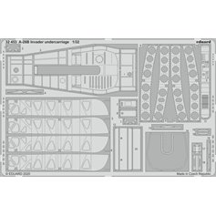 Eduard 1:32 Undercarriage for Douglas A-26B Invader - Hobby Boss 