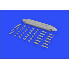 Eduard 1:48 SUU-20 dispenser w/ BDU-33 & Mk.76 bombs 