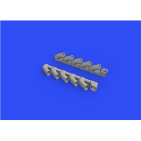 Eduard 1:48 Il-2 exhaust stacks 