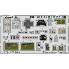 Eduard 1:72 North American P-51B/C - Hasegawa / Hobby2000 