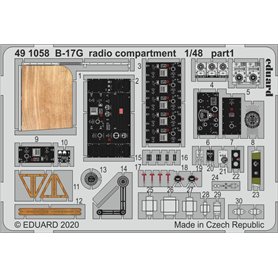 Eduard 1:48 B-17G PART III dla HK MODELS