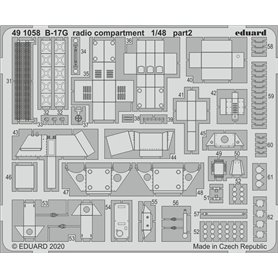 Eduard 1:48 B-17G PART III dla HK MODELS