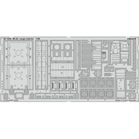 Eduard 1:48 Mi-24 black interior (Mi-35) dla ZVEZDA