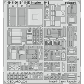 Eduard 1:48 Bf 110D dla DRA