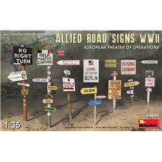 Mini Art 1:35 ALLIED ROAD SIGNS WWII - EUROPE THEATRE OF OPERATIONS 