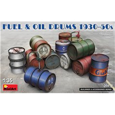 Mini Art 1:35 FUEL AND OIL DRUMS - 1930-50S 